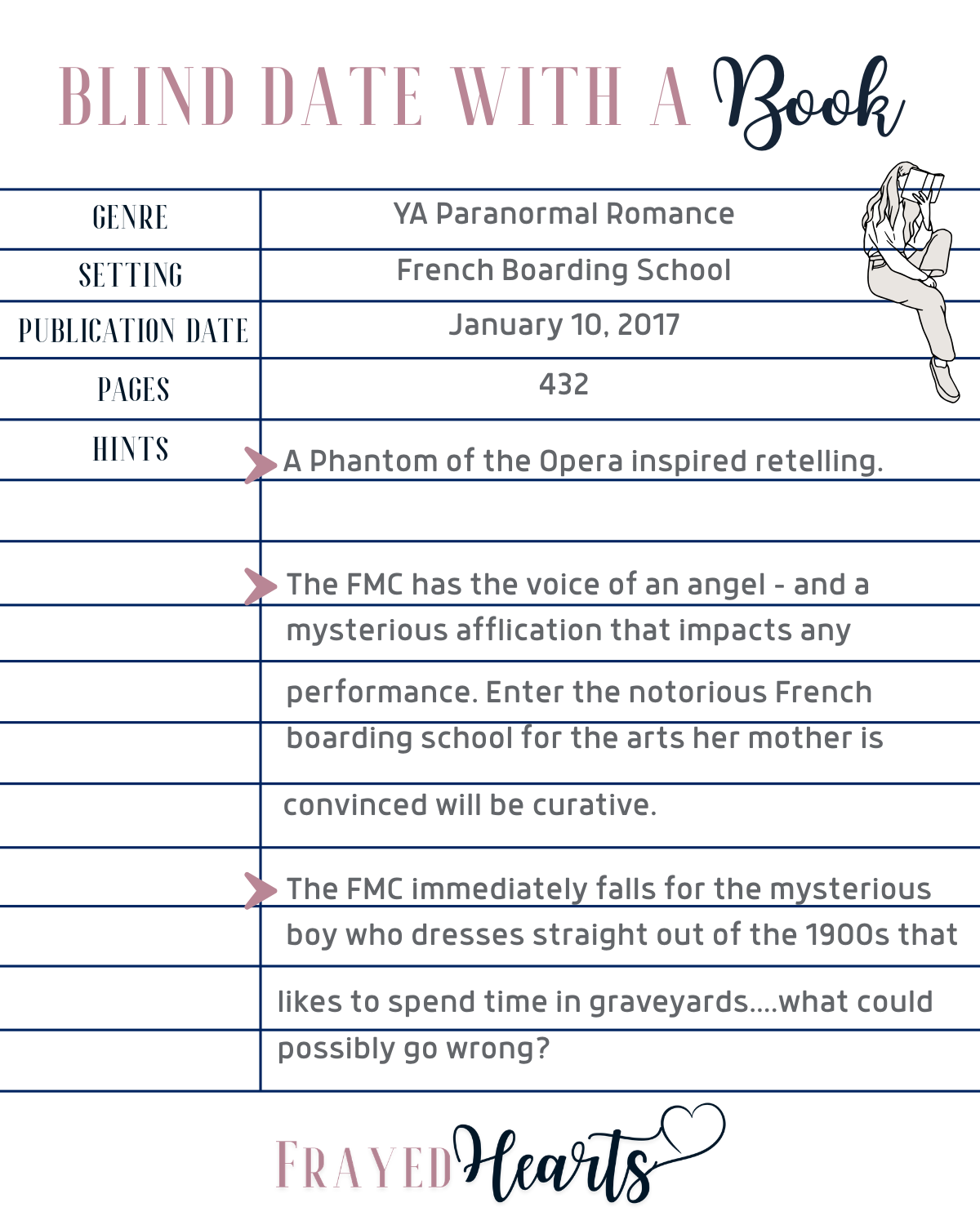 Rendez-vous à l'aveugle avec un livre - Romance paranormale pour jeunes adultes