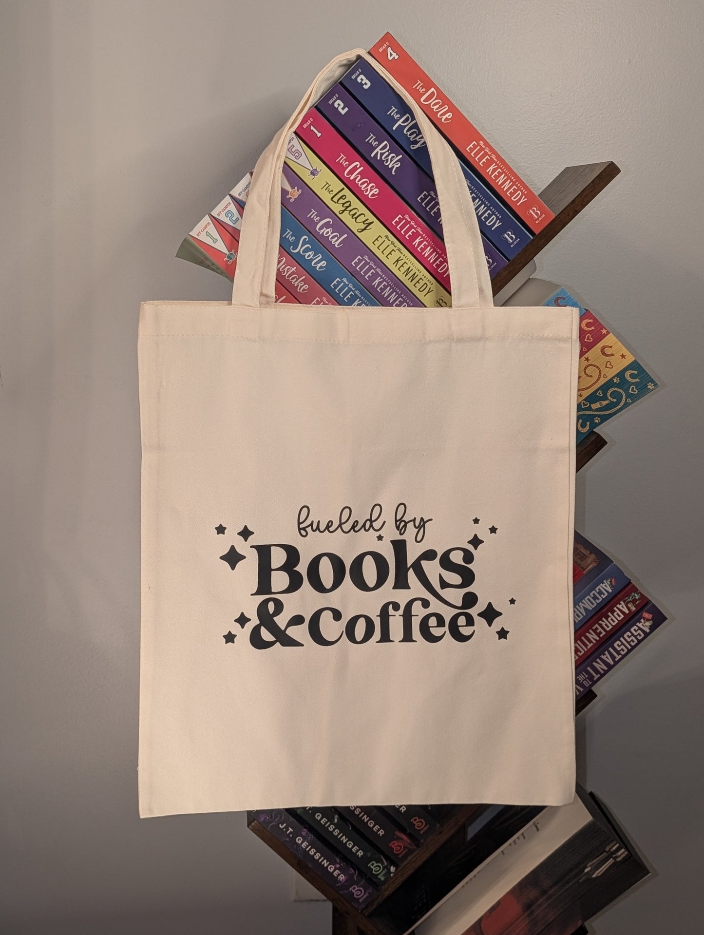 Fueled by Books & Coffee Tote
