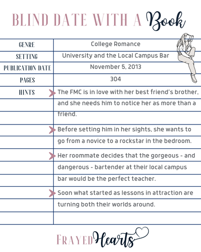Rendez-vous à l'aveugle avec un livre - Romance universitaire