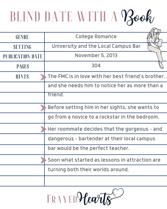 Rendez-vous à l'aveugle avec un livre - Romance universitaire