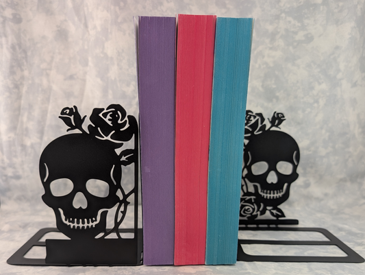 Skull Bookends